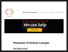 Tablet Screenshot of houston-criminalattorney.com